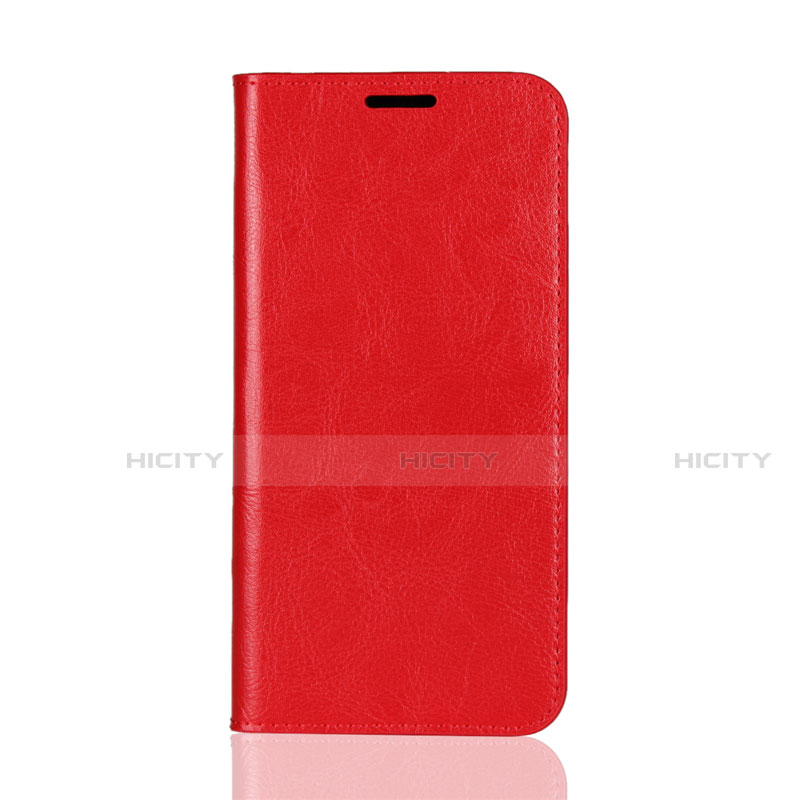 Coque Portefeuille Livre Cuir Etui Clapet L05 pour Huawei Mate 20 Lite Rouge Plus