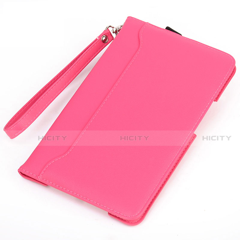 Coque Portefeuille Livre Cuir Etui Clapet L05 pour Huawei MatePad Rose Rouge Plus