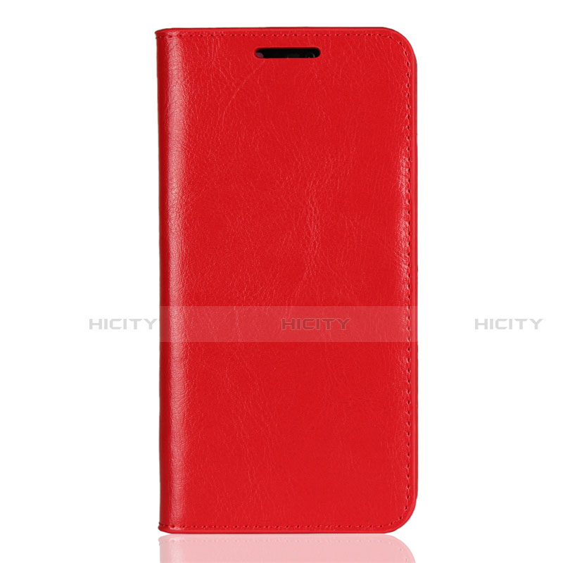 Coque Portefeuille Livre Cuir Etui Clapet L05 pour Huawei Nova 3e Rouge Plus