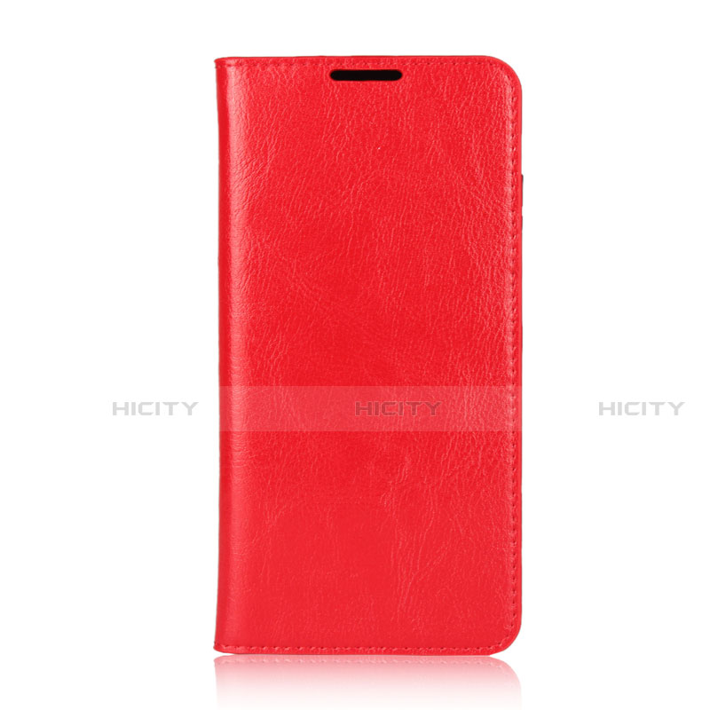 Coque Portefeuille Livre Cuir Etui Clapet L05 pour Huawei Nova 4e Rouge Plus