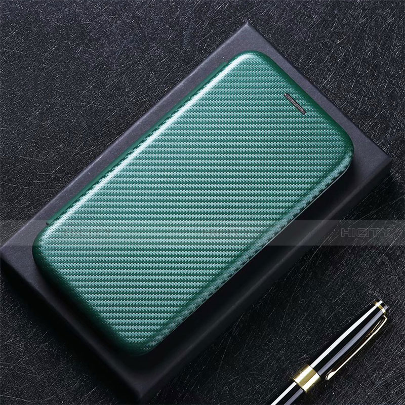 Coque Portefeuille Livre Cuir Etui Clapet L05 pour Huawei Nova 8 5G Vert Plus