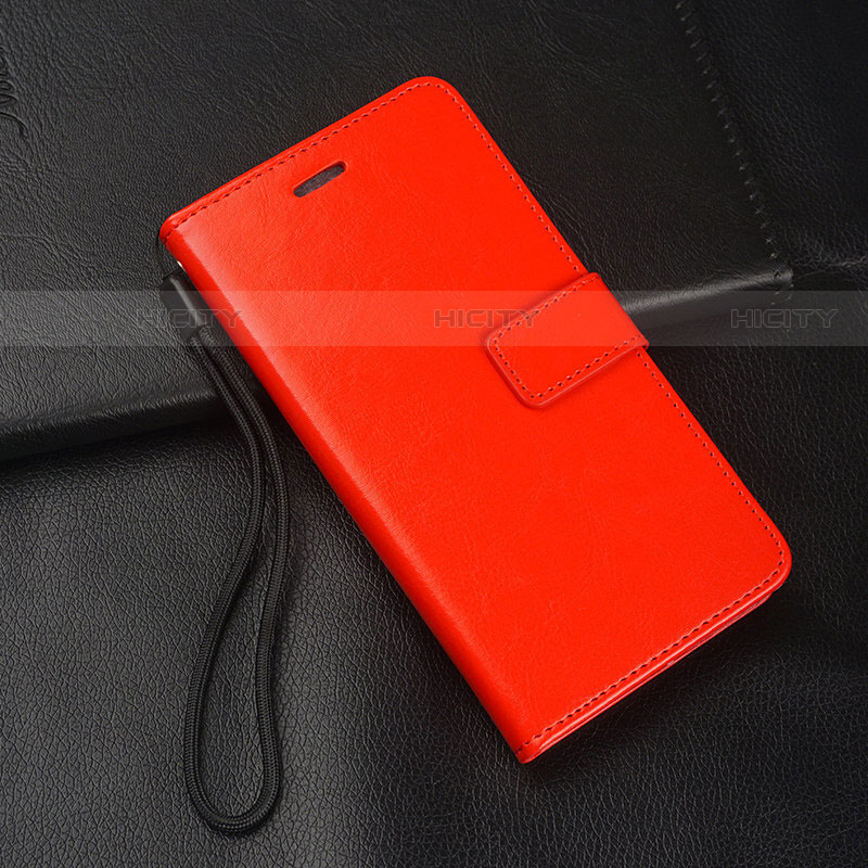 Coque Portefeuille Livre Cuir Etui Clapet L05 pour Huawei P Smart Pro (2019) Rouge Plus