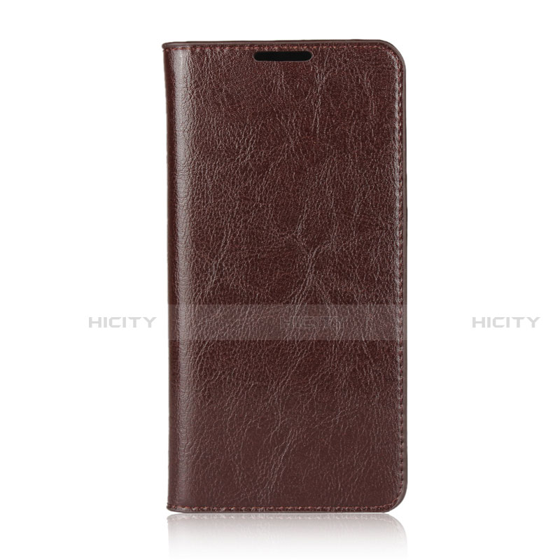 Coque Portefeuille Livre Cuir Etui Clapet L05 pour Huawei P30 Lite New Edition Marron Plus