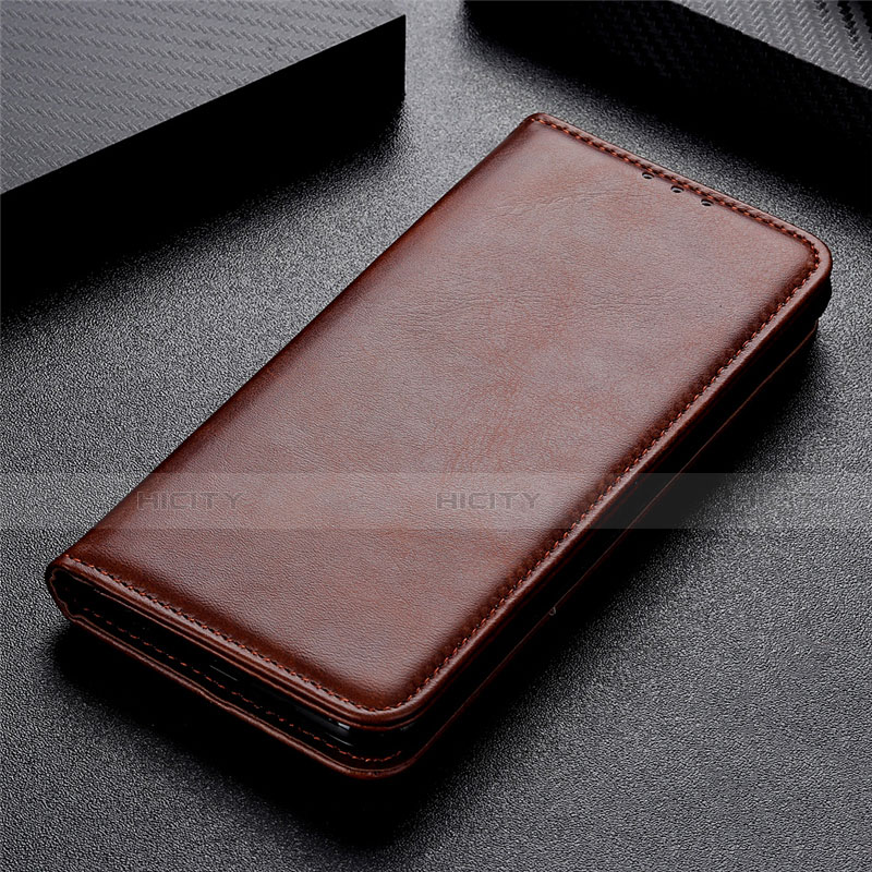 Coque Portefeuille Livre Cuir Etui Clapet L05 pour LG Stylo 6 Marron Plus