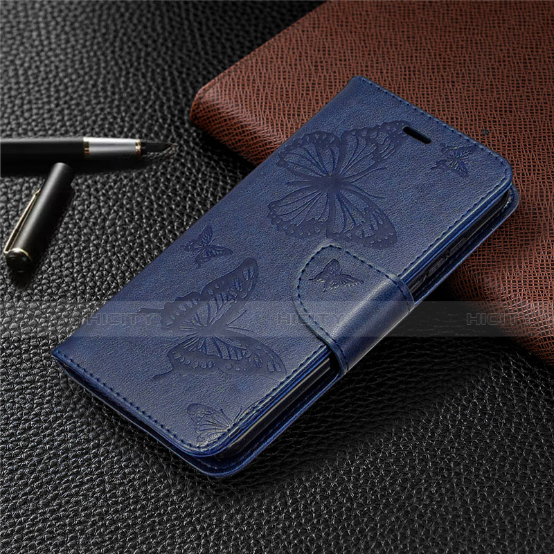 Coque Portefeuille Livre Cuir Etui Clapet L05 pour Nokia 1.3 Bleu Plus