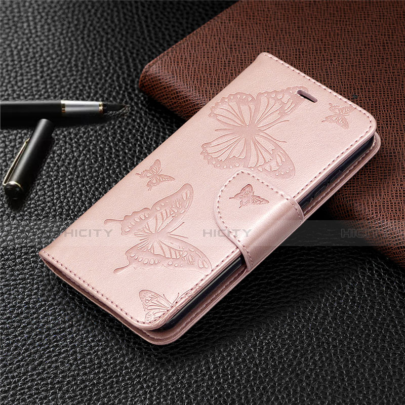 Coque Portefeuille Livre Cuir Etui Clapet L05 pour Nokia 1.3 Or Rose Plus