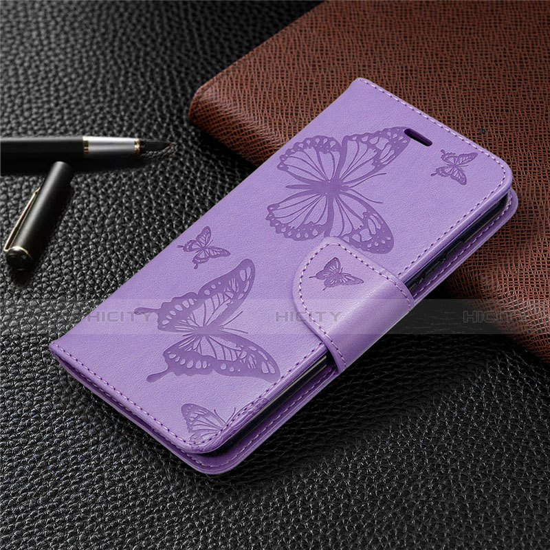 Coque Portefeuille Livre Cuir Etui Clapet L05 pour Nokia 1.3 Violet Plus