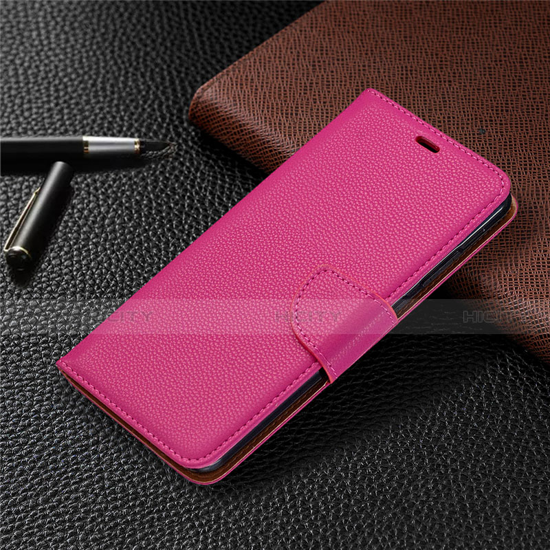 Coque Portefeuille Livre Cuir Etui Clapet L05 pour Nokia 5.3 Rose Rouge Plus