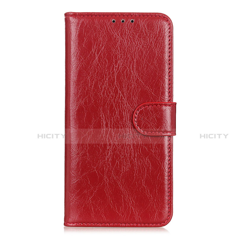 Coque Portefeuille Livre Cuir Etui Clapet L05 pour Nokia C3 Rouge Plus