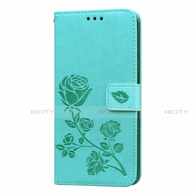 Coque Portefeuille Livre Cuir Etui Clapet L05 pour Samsung Galaxy M21s Vert Plus