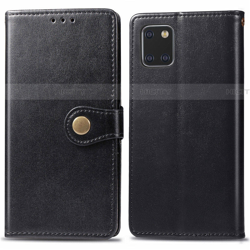 Coque Portefeuille Livre Cuir Etui Clapet L05 pour Samsung Galaxy M60s Noir Plus