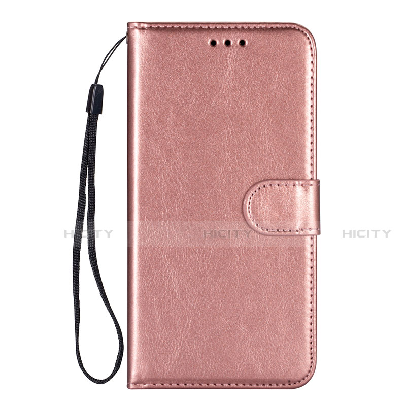 Coque Portefeuille Livre Cuir Etui Clapet L05 pour Samsung Galaxy S20 5G Or Rose Plus