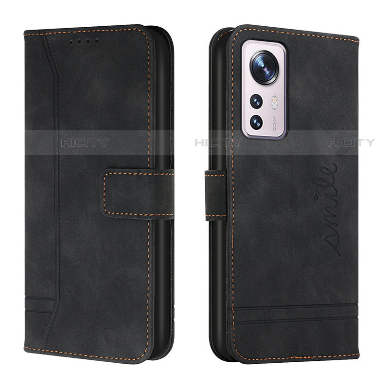 Coque Portefeuille Livre Cuir Etui Clapet L05 pour Xiaomi Mi 12 Pro 5G Noir Plus