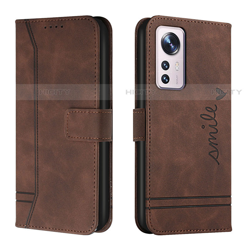 Coque Portefeuille Livre Cuir Etui Clapet L05 pour Xiaomi Mi 12S Pro 5G Marron Plus