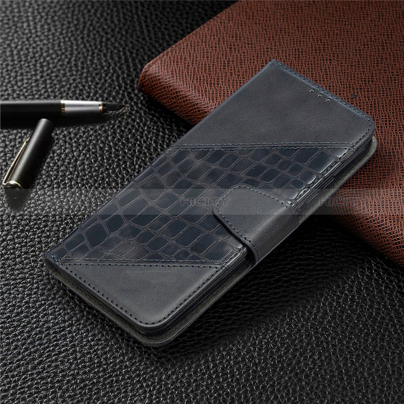 Coque Portefeuille Livre Cuir Etui Clapet L05 pour Xiaomi Redmi 10A 4G Noir Plus