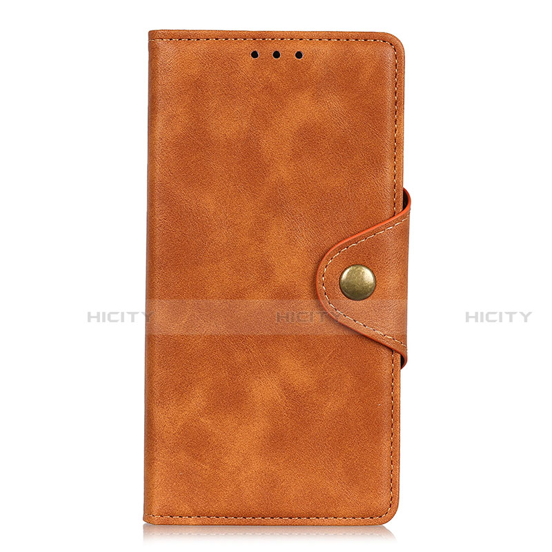 Coque Portefeuille Livre Cuir Etui Clapet L05 pour Xiaomi Redmi 9 Prime India Orange Plus