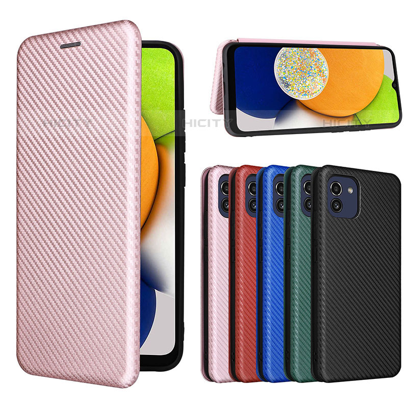 Coque Portefeuille Livre Cuir Etui Clapet L05Z pour Samsung Galaxy A03 Plus