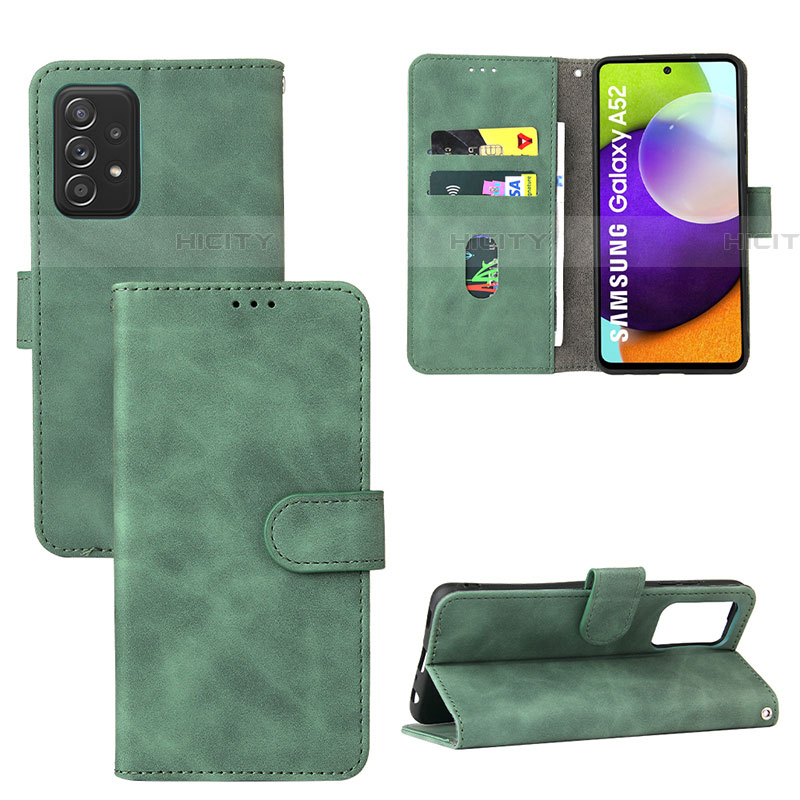 Coque Portefeuille Livre Cuir Etui Clapet L05Z pour Samsung Galaxy A52 5G Plus