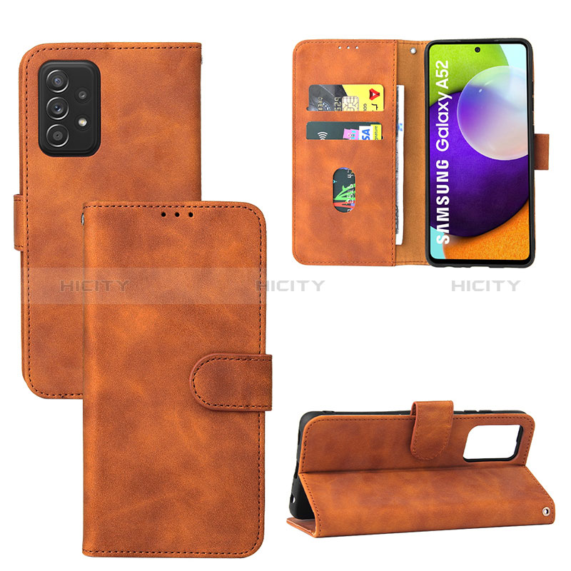 Coque Portefeuille Livre Cuir Etui Clapet L05Z pour Samsung Galaxy A52s 5G Plus