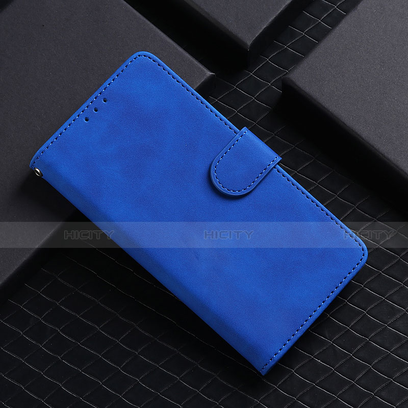 Coque Portefeuille Livre Cuir Etui Clapet L05Z pour Samsung Galaxy S21 5G Bleu Plus