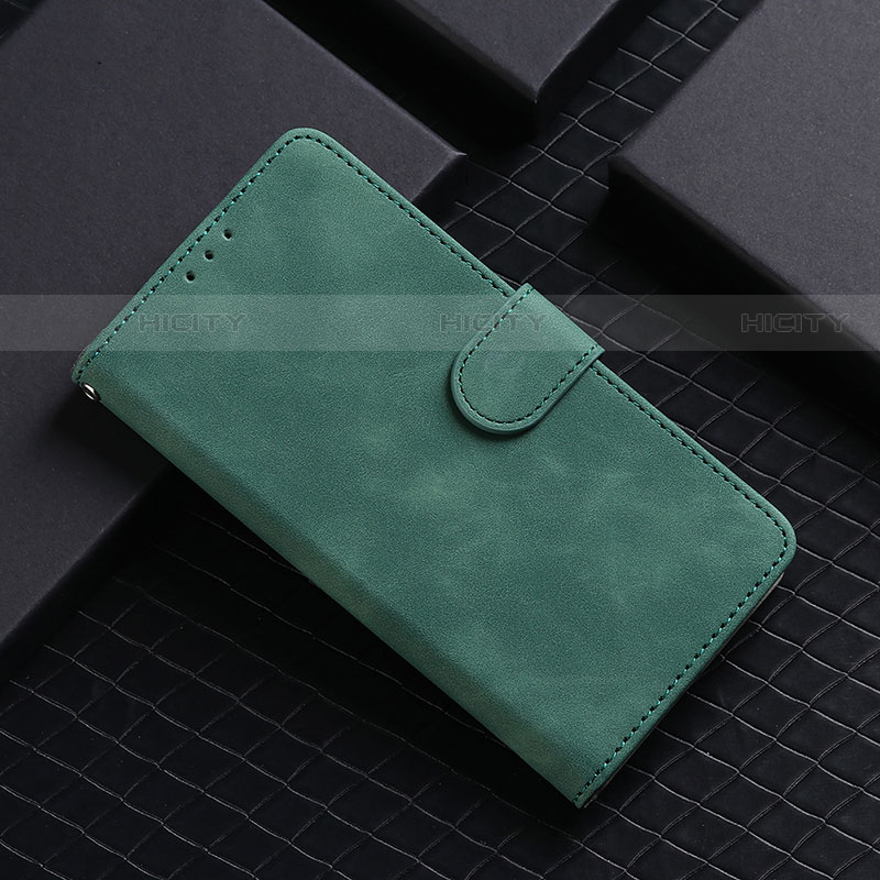 Coque Portefeuille Livre Cuir Etui Clapet L05Z pour Samsung Galaxy S21 Plus 5G Vert Plus