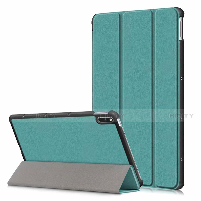 Coque Portefeuille Livre Cuir Etui Clapet L06 pour Huawei MatePad 10.4 Vert Plus