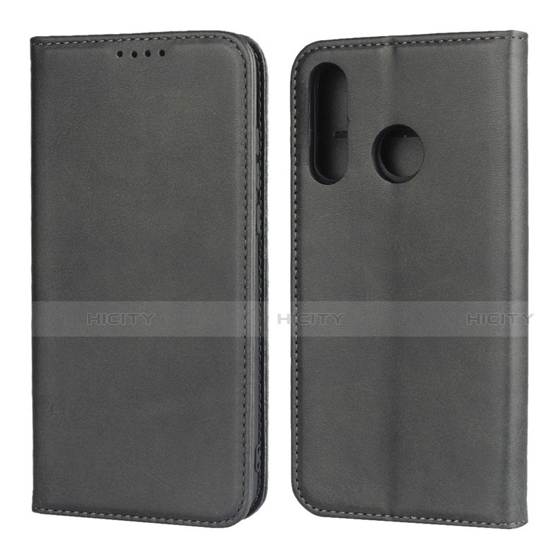 Coque Portefeuille Livre Cuir Etui Clapet L06 pour Huawei Nova 4e Noir Plus