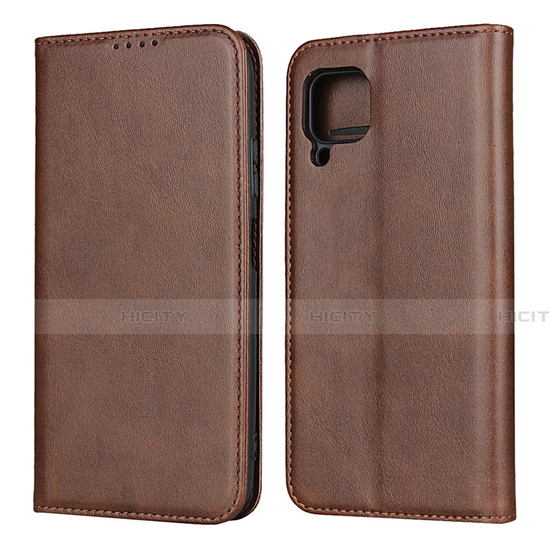 Coque Portefeuille Livre Cuir Etui Clapet L06 pour Huawei Nova 7i Marron Plus