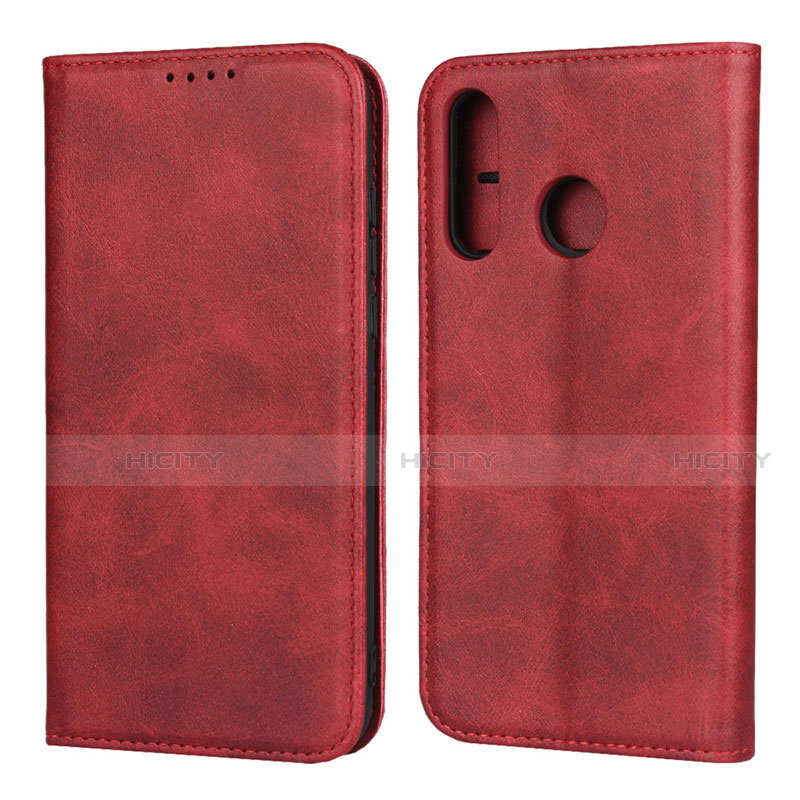 Coque Portefeuille Livre Cuir Etui Clapet L06 pour Huawei P30 Lite Rouge Plus