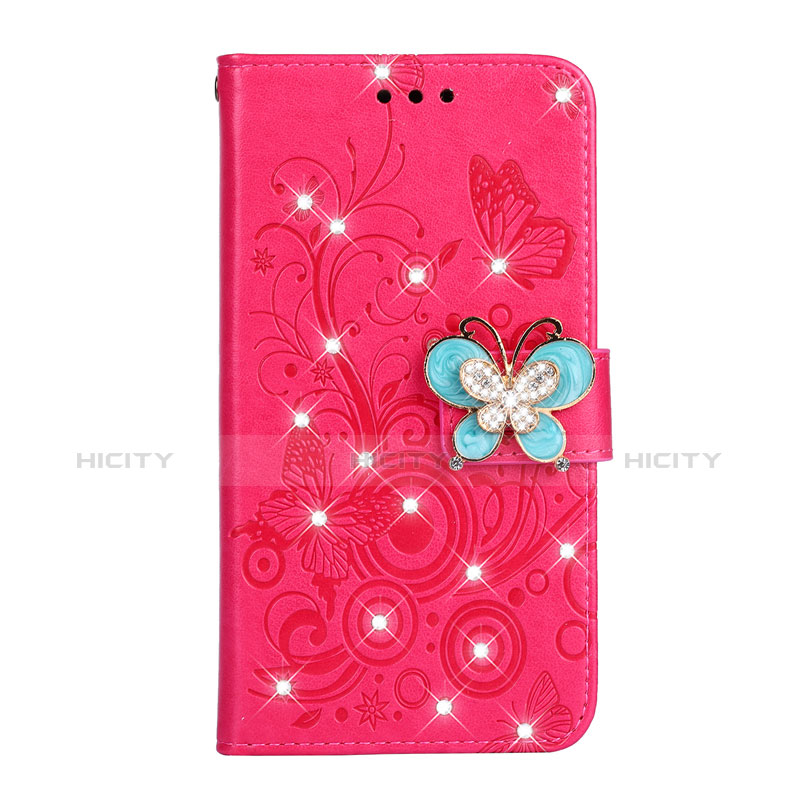 Coque Portefeuille Livre Cuir Etui Clapet L06 pour Huawei P30 Rouge Plus