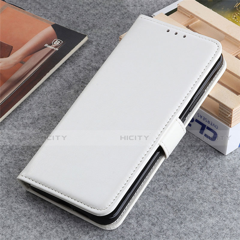 Coque Portefeuille Livre Cuir Etui Clapet L06 pour LG K22 Blanc Plus