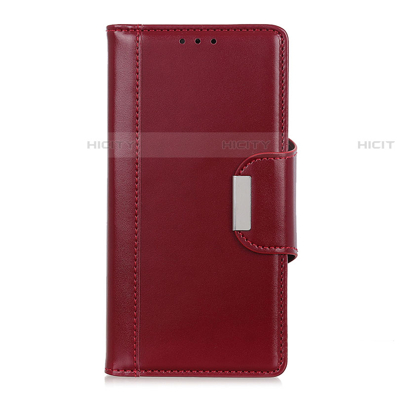 Coque Portefeuille Livre Cuir Etui Clapet L06 pour Oppo A91 Rouge Plus