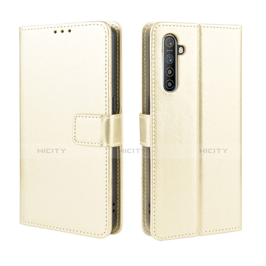 Coque Portefeuille Livre Cuir Etui Clapet L06 pour Oppo K5 Or Plus