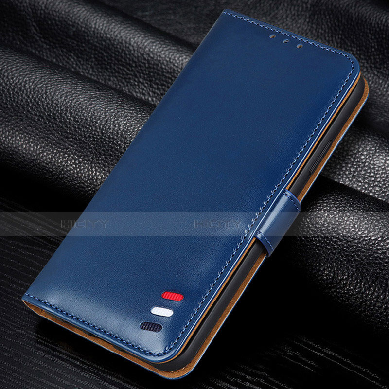 Coque Portefeuille Livre Cuir Etui Clapet L06 pour Samsung Galaxy A31 Bleu Plus