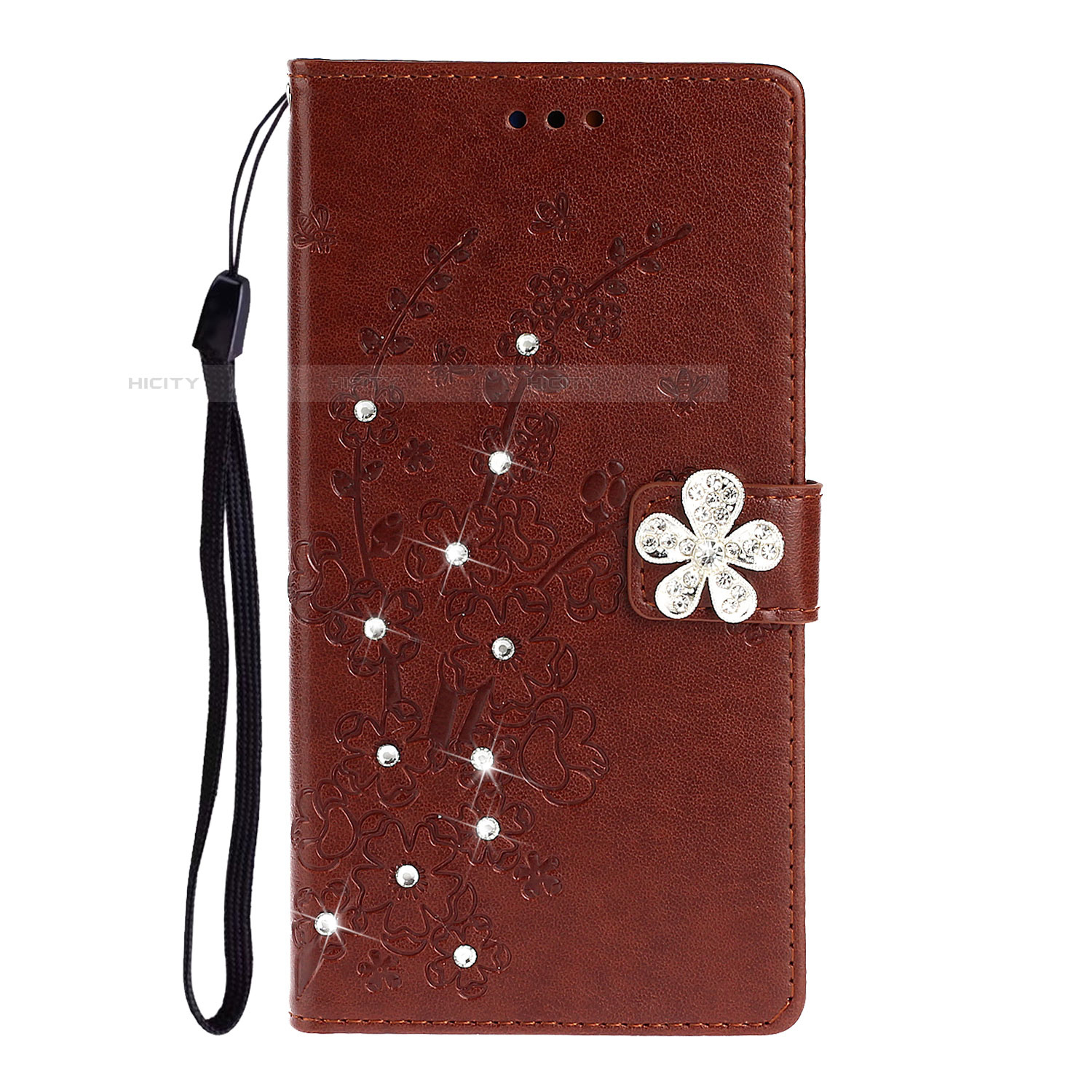 Coque Portefeuille Livre Cuir Etui Clapet L06 pour Samsung Galaxy A51 5G Marron Plus