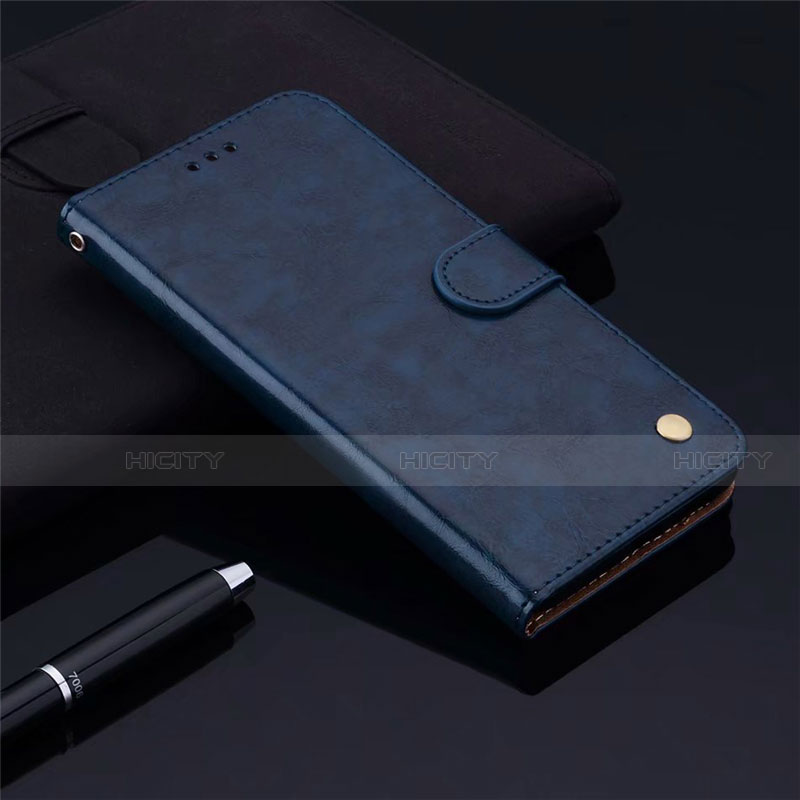 Coque Portefeuille Livre Cuir Etui Clapet L06 pour Samsung Galaxy M31 Bleu Plus