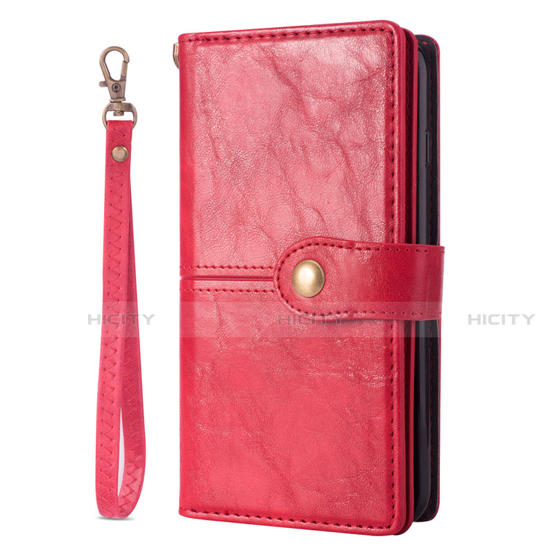 Coque Portefeuille Livre Cuir Etui Clapet L06 pour Samsung Galaxy S20 Plus 5G Rouge Plus