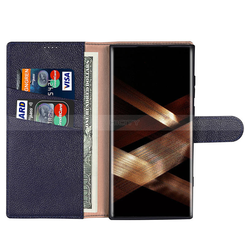 Coque Portefeuille Livre Cuir Etui Clapet L06 pour Samsung Galaxy S24 Ultra 5G Plus