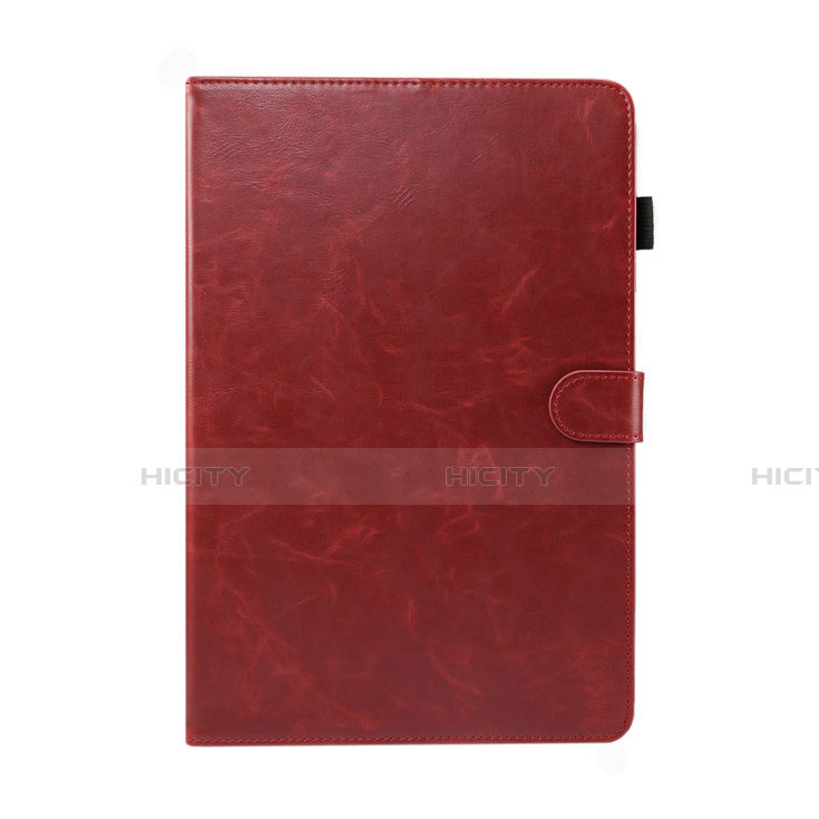 Coque Portefeuille Livre Cuir Etui Clapet L06 pour Samsung Galaxy Tab S5e Wi-Fi 10.5 SM-T720 Vin Rouge Plus