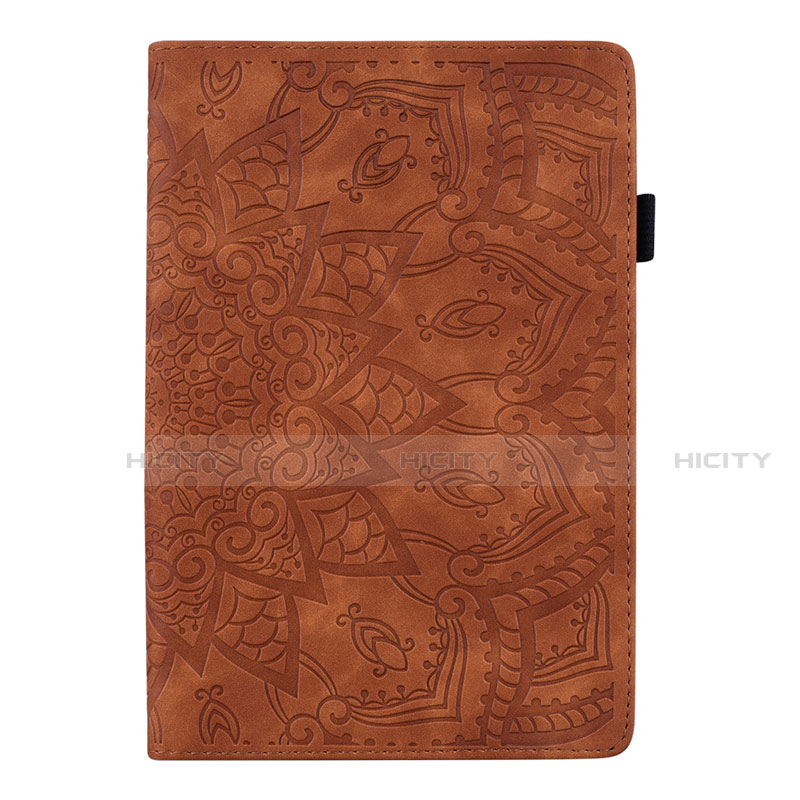 Coque Portefeuille Livre Cuir Etui Clapet L06 pour Samsung Galaxy Tab S6 Lite 10.4 SM-P610 Marron Plus