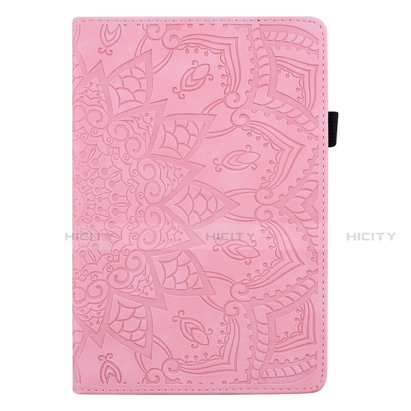 Coque Portefeuille Livre Cuir Etui Clapet L06 pour Samsung Galaxy Tab S6 Lite 10.4 SM-P610 Rose Plus