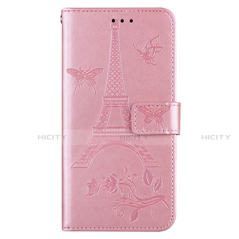 Coque Portefeuille Livre Cuir Etui Clapet L06 pour Sony Xperia 8 Lite Or Rose Plus