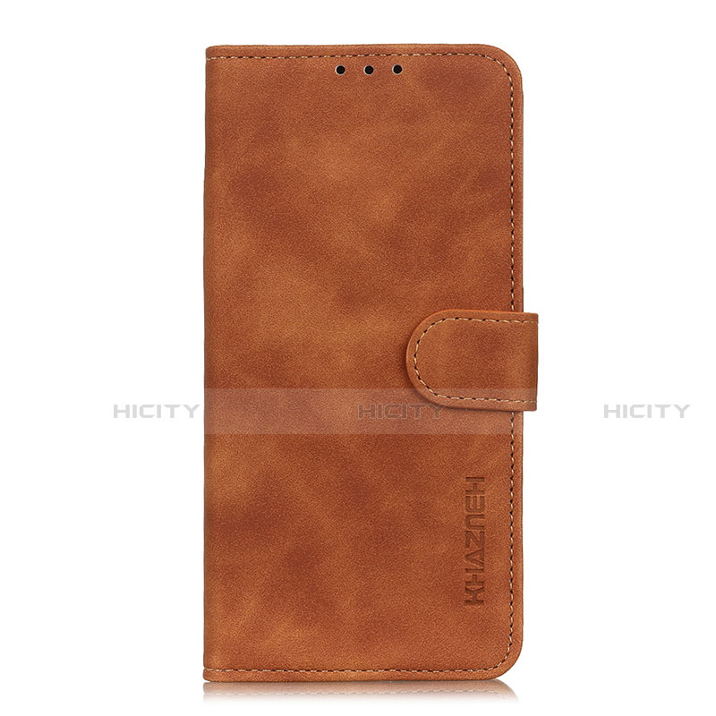 Coque Portefeuille Livre Cuir Etui Clapet L06 pour Xiaomi Poco X3 NFC Brun Clair Plus