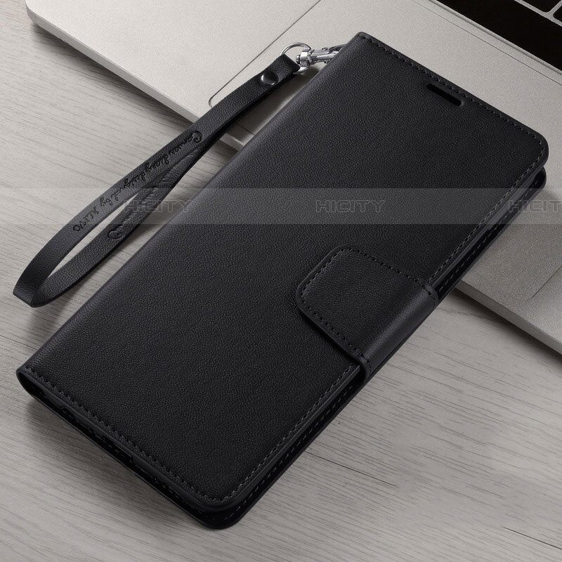 Coque Portefeuille Livre Cuir Etui Clapet L06 pour Xiaomi Redmi 8A Noir Plus