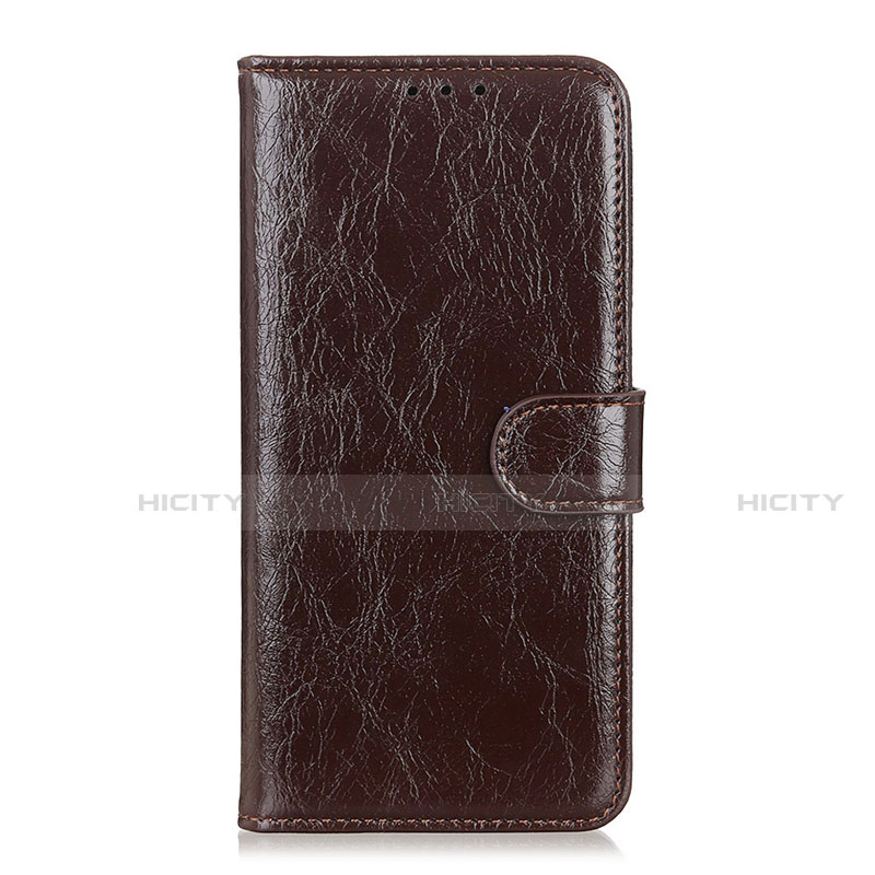 Coque Portefeuille Livre Cuir Etui Clapet L06 pour Xiaomi Redmi 9 Prime India Marron Plus