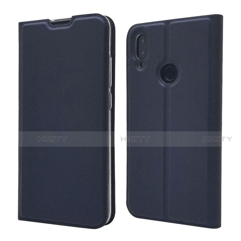 Coque Portefeuille Livre Cuir Etui Clapet L06 pour Xiaomi Redmi Note 7 Pro Bleu Plus