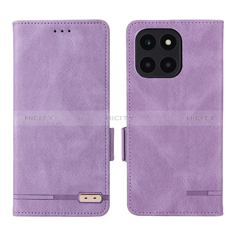 Coque Portefeuille Livre Cuir Etui Clapet L06Z pour Huawei Honor X6a Plus