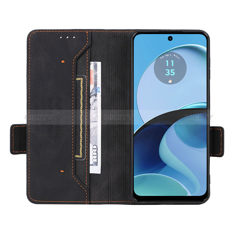 Coque Portefeuille Livre Cuir Etui Clapet L06Z pour Motorola Moto G14 Plus