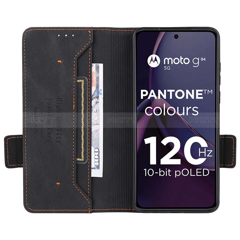 Coque Portefeuille Livre Cuir Etui Clapet L06Z pour Motorola Moto G84 5G Plus