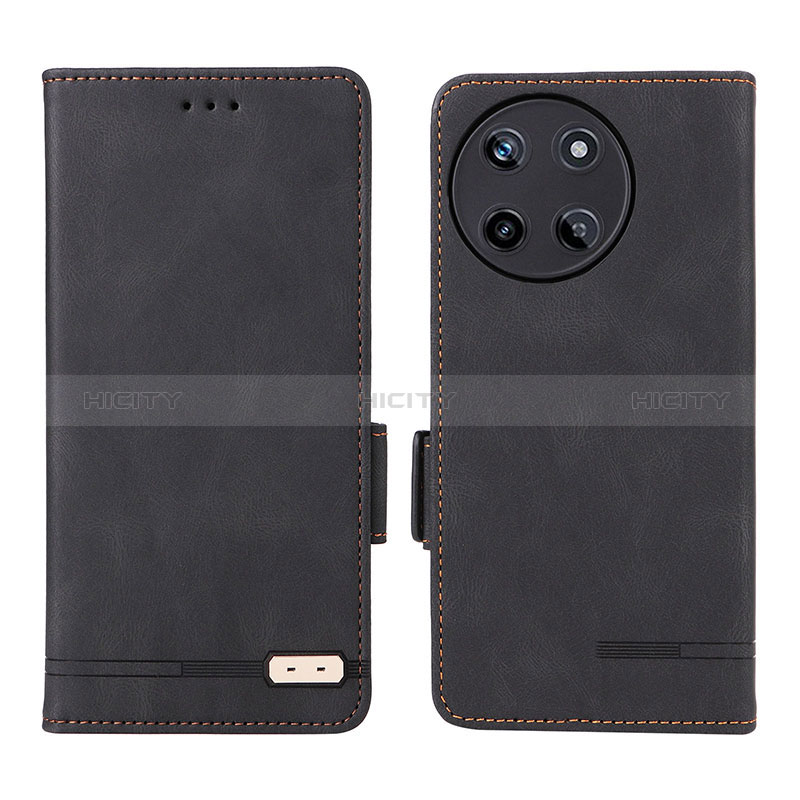 Coque Portefeuille Livre Cuir Etui Clapet L06Z pour Realme 11 4G Noir Plus